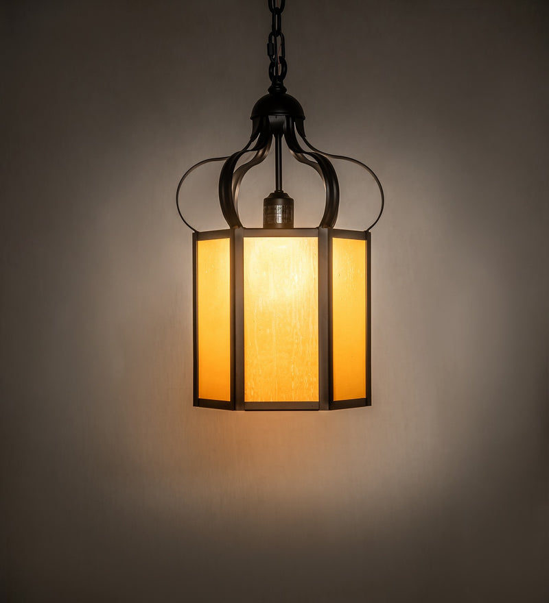 Meyda Tiffany 272969 One Light Pendant, Solar Black