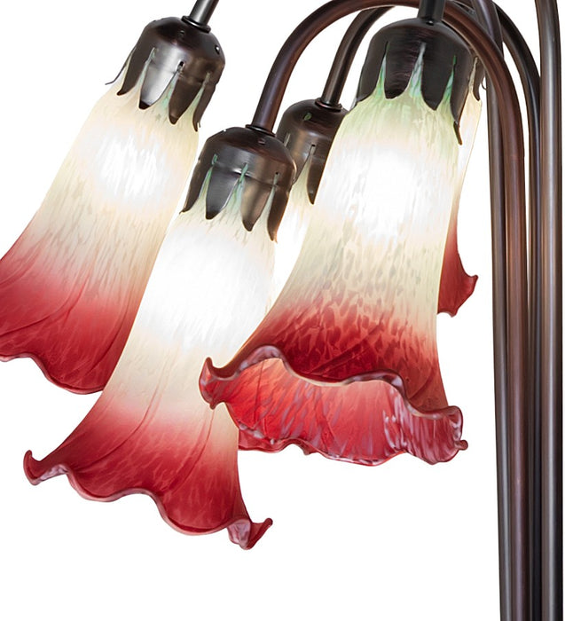Meyda Tiffany 273099 12 Light Table Lamp, Mahogany Bronze