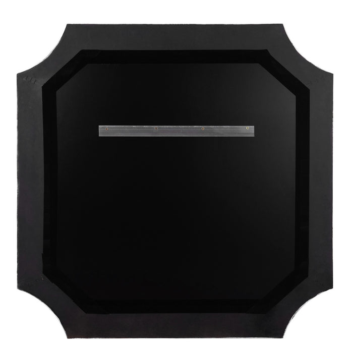 Varaluz 449MI36A Wall Mirror, Cerused Black/Weathered Brass