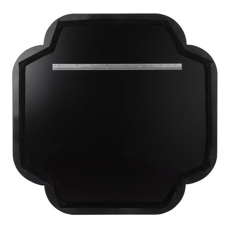 Varaluz 455MI50B Wall Mirror, Poplar Burl/Weathered Brass