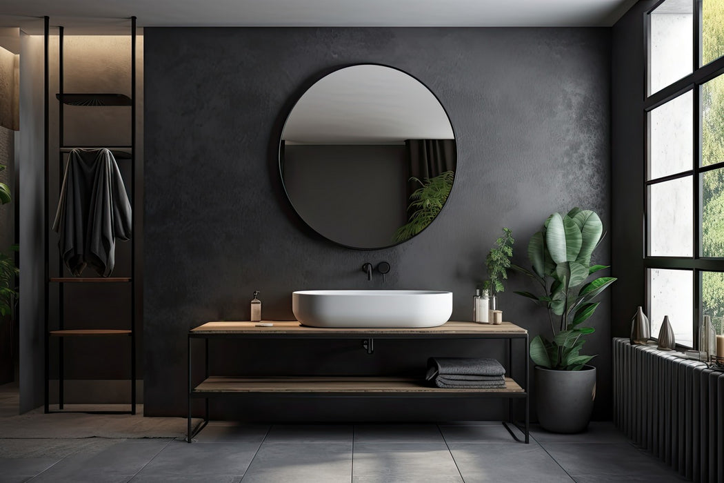 Varaluz 458MI50BL Mirror, Black