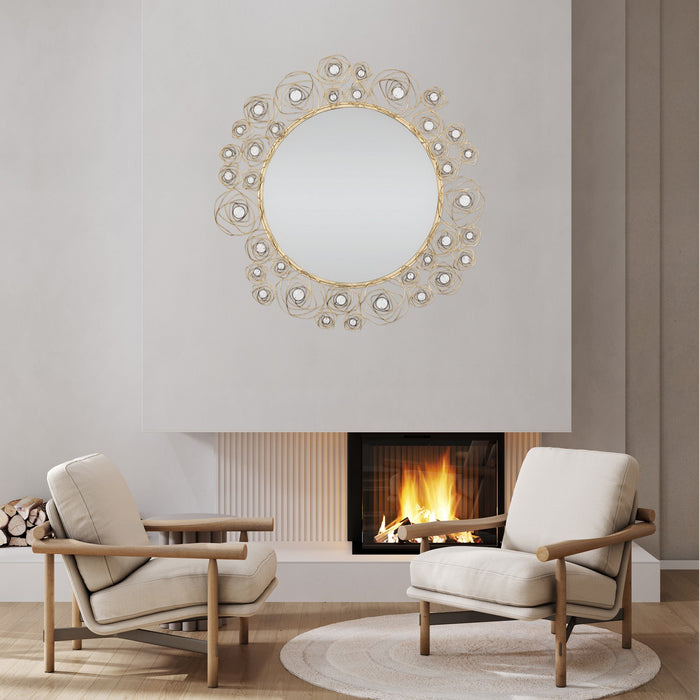 Varaluz 500MI37HGOB Mirror, Havana Gold Ombre