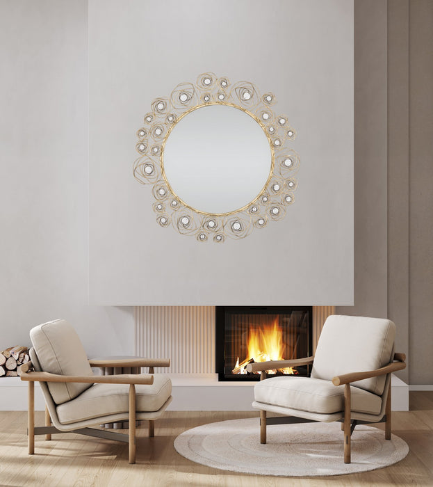 Varaluz 500MI37HGOB Mirror, Havana Gold Ombre