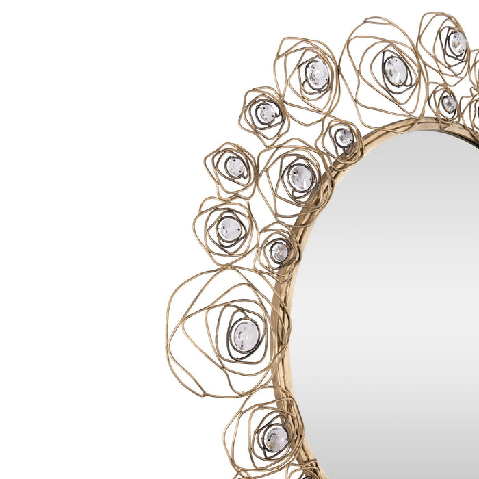 Varaluz 500MI37HGOB Mirror, Havana Gold Ombre
