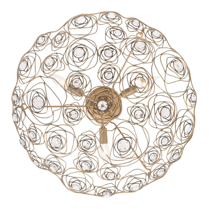 Varaluz 500S03HGOB Three Light Semi-Flush Mount, Havana Gold Ombre
