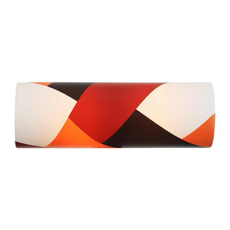 Varaluz 501B02BLSB Two Light Bath, Black/Satin Brass/Patchwork