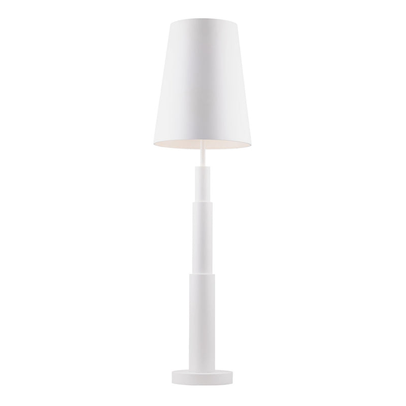 Varaluz 504L06MW Six Light Floor Lamp, Matte White