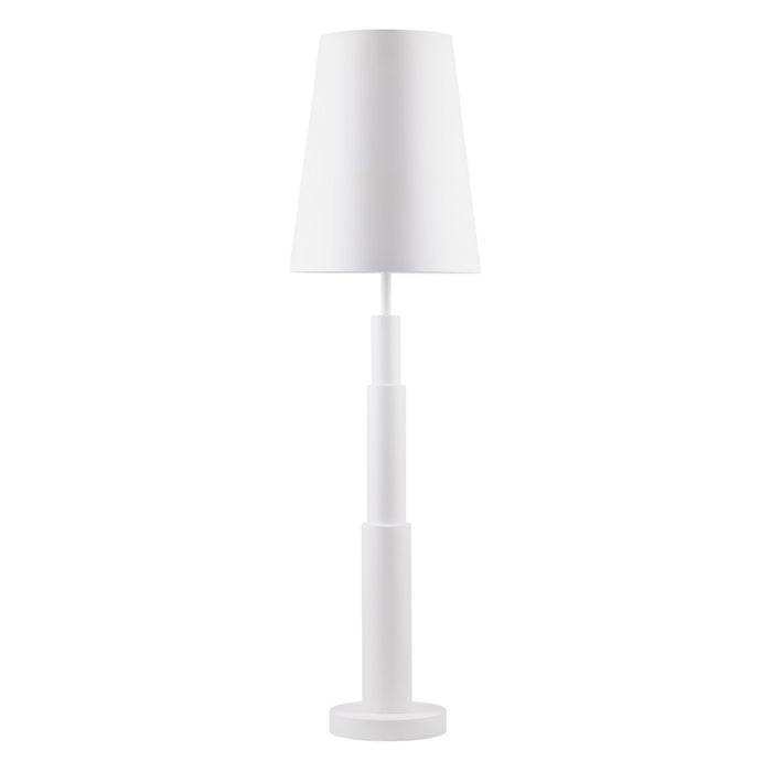 Varaluz 504L06MW Six Light Floor Lamp, Matte White