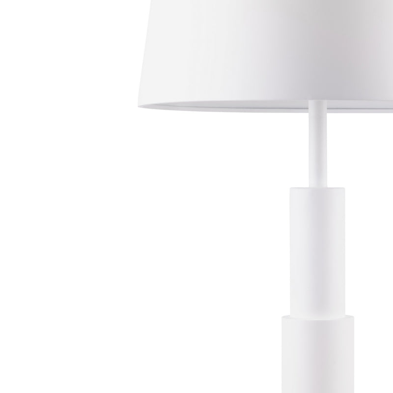 Varaluz 504L06MW Six Light Floor Lamp, Matte White