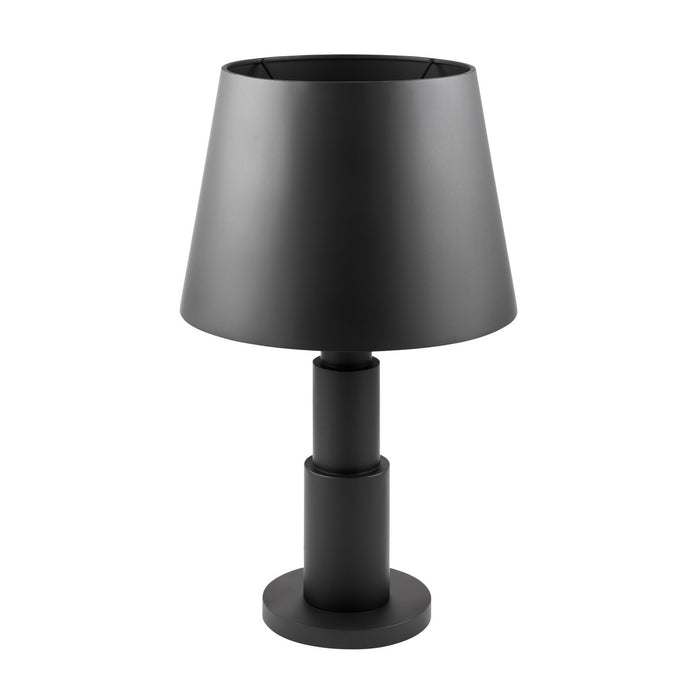 Varaluz 504T03MB Three Light Table Lamp, Matte Black
