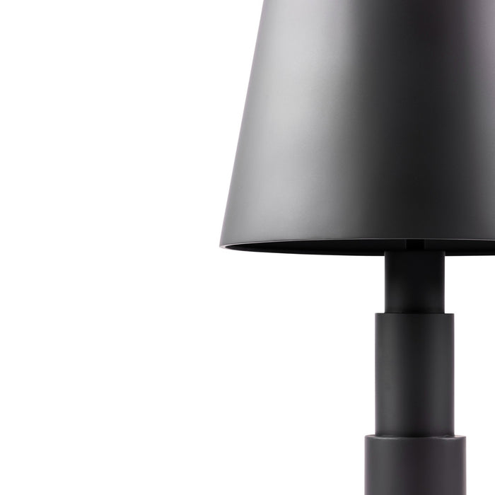 Varaluz 504T03MB Three Light Table Lamp, Matte Black