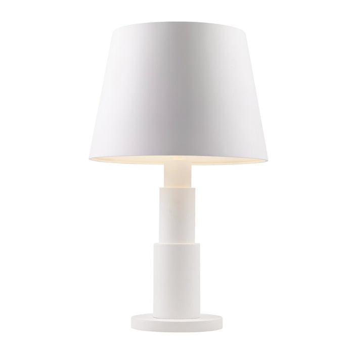 Varaluz 504T03MW Three Light Table Lamp, Matte White
