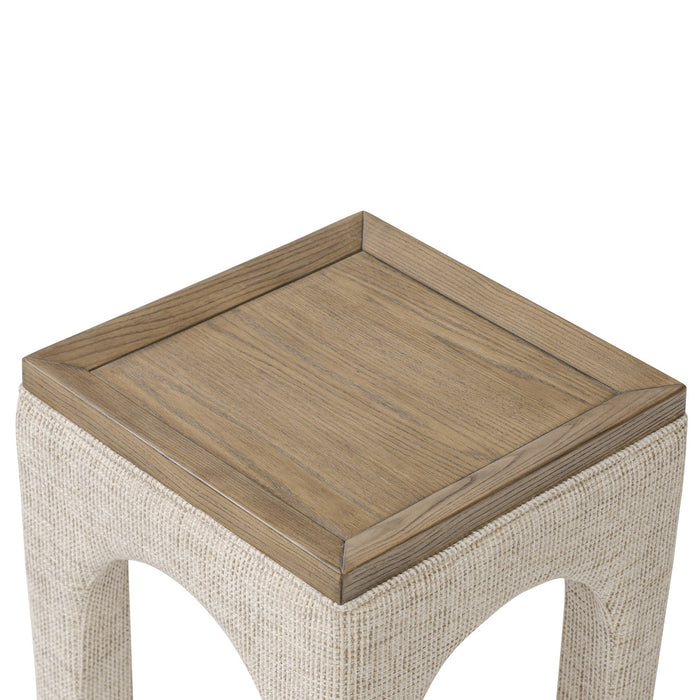 Varaluz 506TA16A Side Table, Harvest Oak/Sand