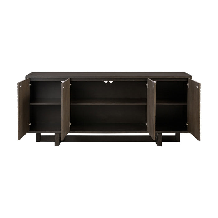Varaluz 507ST78A Credenza, Aged Barrel/Dark Brown Oak