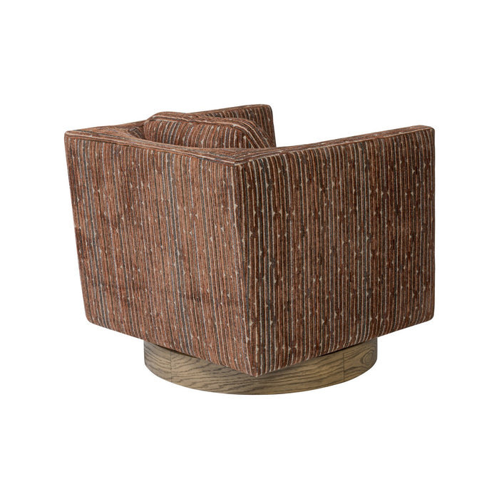 Varaluz 509CH30A Accent Chair, Harvest Oak/Geo