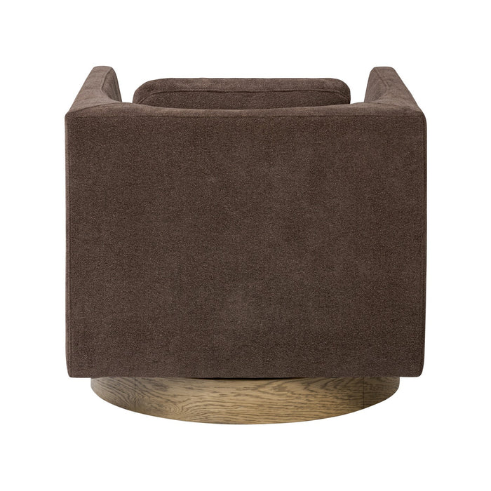 Varaluz 509CH30B Accent Chair, Harvest Oak/Chocolate