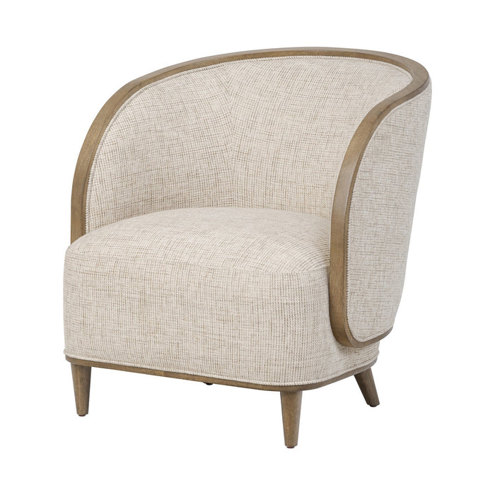 Varaluz 510CH28B Accent Chair, Harvest Oak/Sand