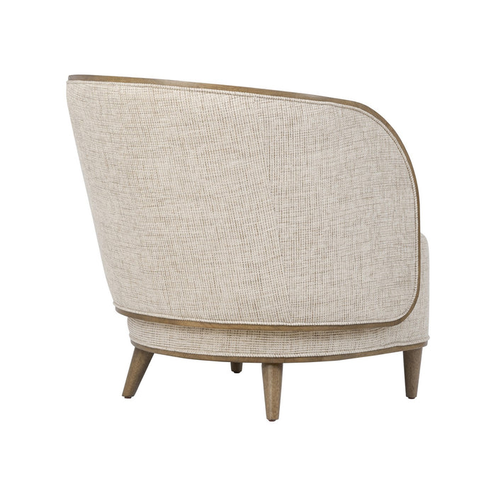 Varaluz 510CH28B Accent Chair, Harvest Oak/Sand