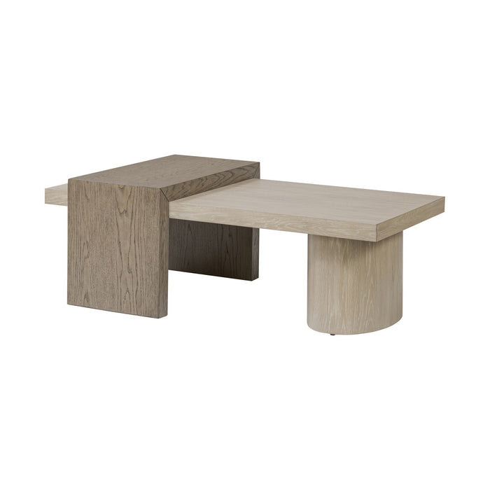 Varaluz 512TA54A Coffee Table, Toasted Oak/Ash Blonde