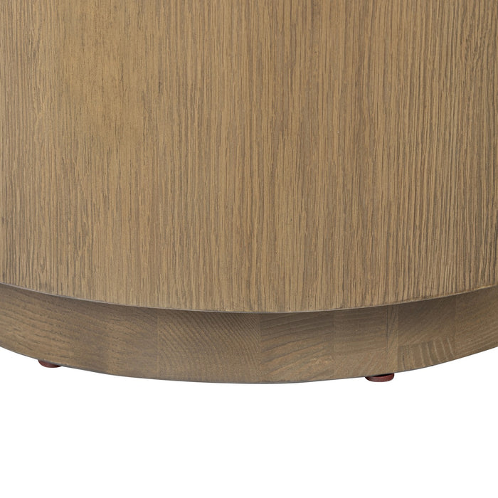 Varaluz 513CH17C Ottoman, Harvest Oak/Chocolate