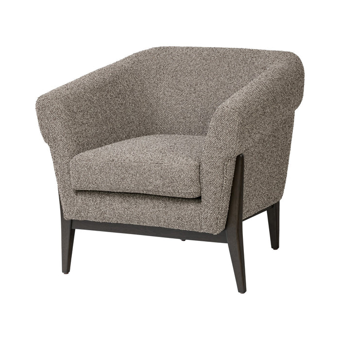 Varaluz 515CH32A Accent Chair, Dark Brown Oak/Earth