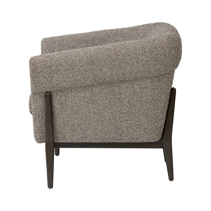Varaluz 515CH32A Accent Chair, Dark Brown Oak/Earth