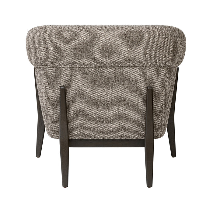 Varaluz 515CH32A Accent Chair, Dark Brown Oak/Earth