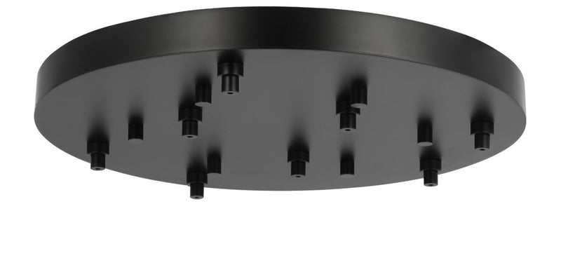 Visual Comfort Modern SLCH578B Canopy, Nightshade Black