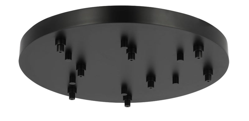 Visual Comfort Modern SLCH578B Canopy, Nightshade Black