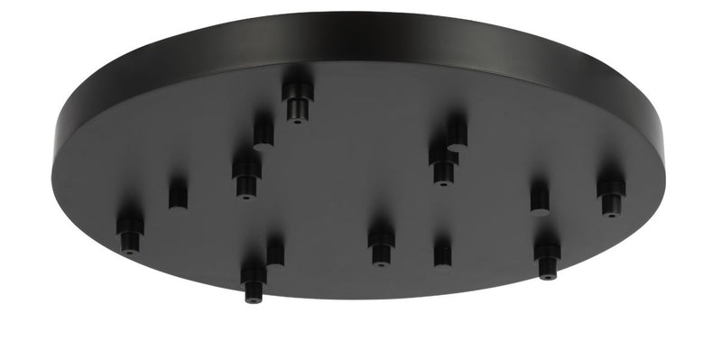Visual Comfort Modern SLCH578B Canopy, Nightshade Black