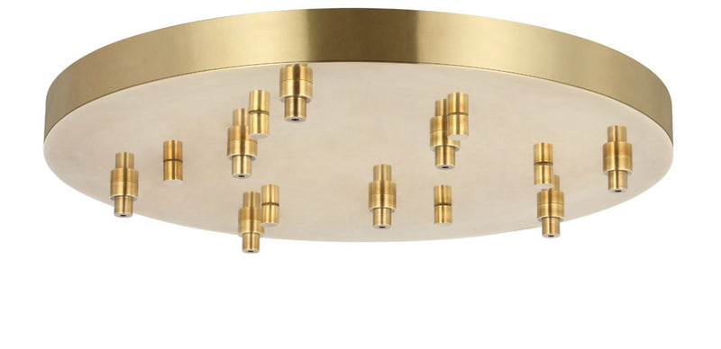 Visual Comfort Modern SLCH578HAB Canopy, Hand Rubbed Antique Brass