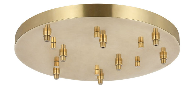 Visual Comfort Modern SLCH578HAB Canopy, Hand Rubbed Antique Brass