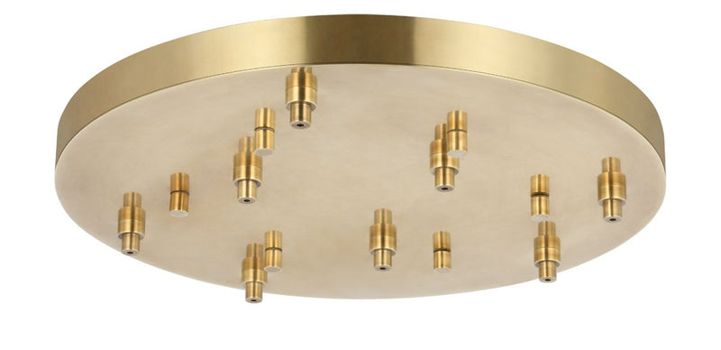 Visual Comfort Modern SLCH578HAB Canopy, Hand Rubbed Antique Brass