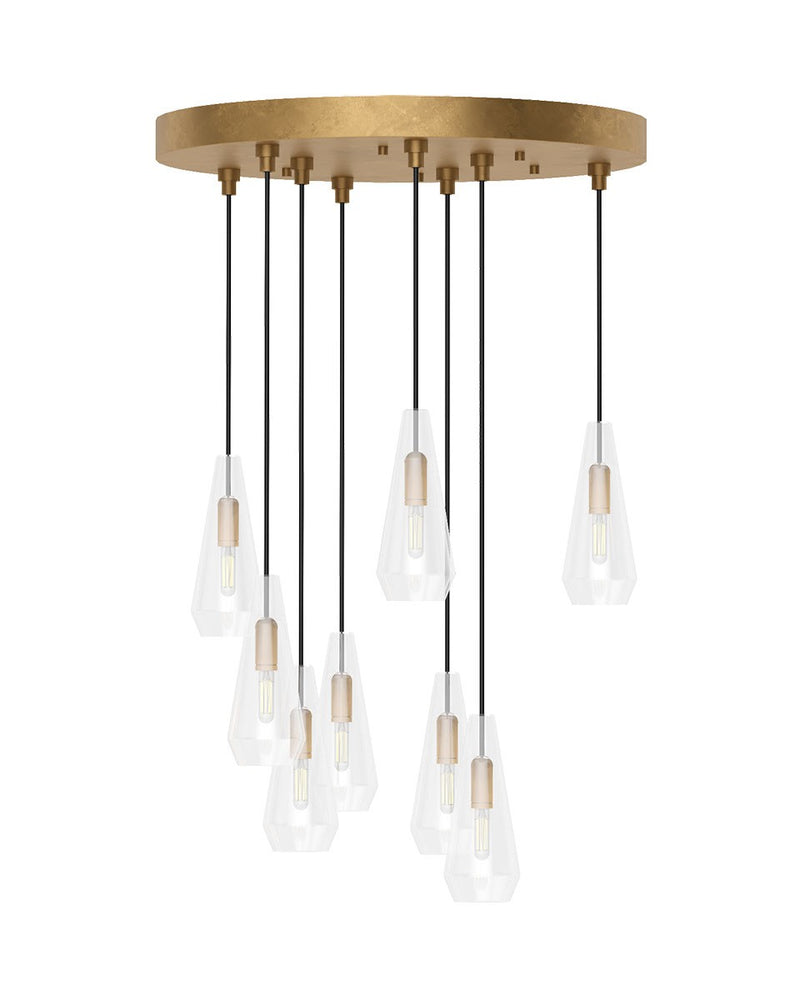 Visual Comfort Modern SLCH578HAB Canopy, Hand Rubbed Antique Brass