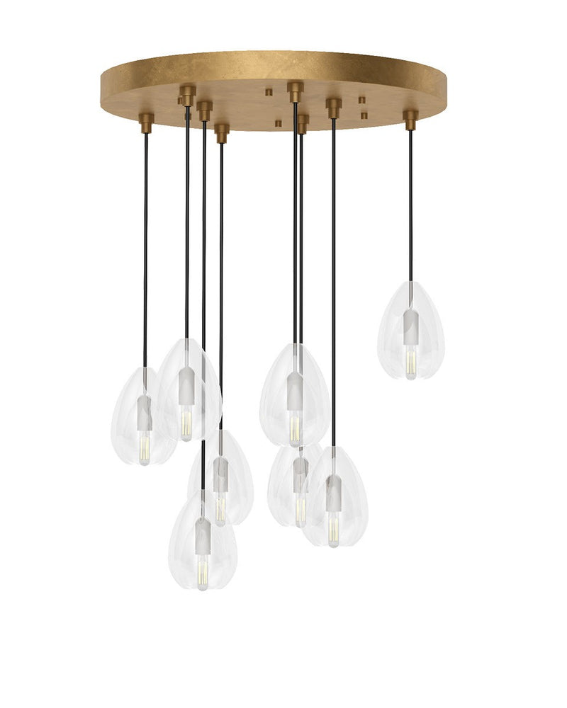 Visual Comfort Modern SLCH578HAB Canopy, Hand Rubbed Antique Brass