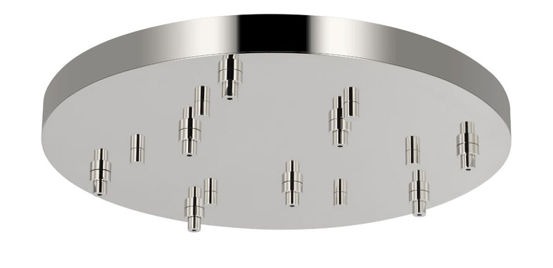 Visual Comfort Modern SLCH578N Canopy, Polished Nickel