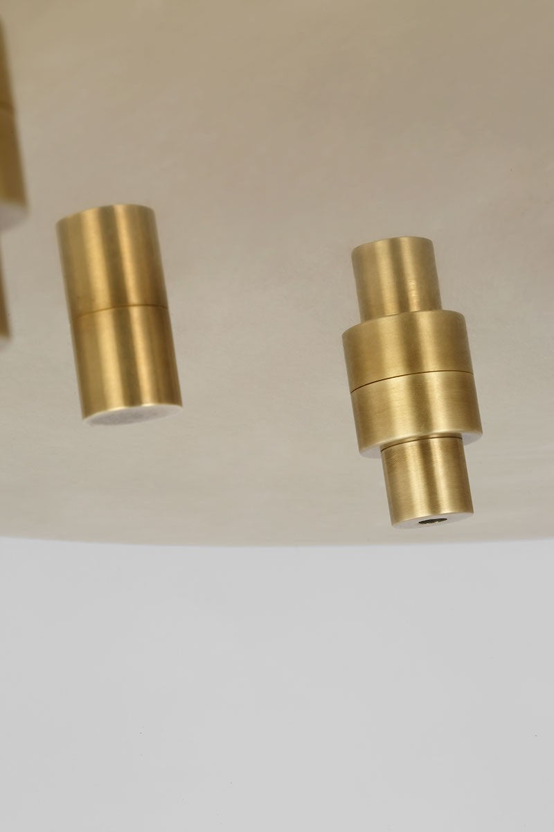 Visual Comfort Modern SLCH577HAB Canopy, Hand Rubbed Antique Brass