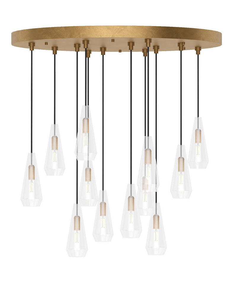 Visual Comfort Modern SLCH577HAB Canopy, Hand Rubbed Antique Brass