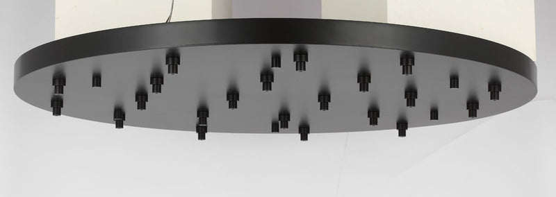 Visual Comfort Modern SLCH576B Canopy, Nightshade Black