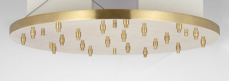 Visual Comfort Modern SLCH576HAB Canopy, Hand Rubbed Antique Brass