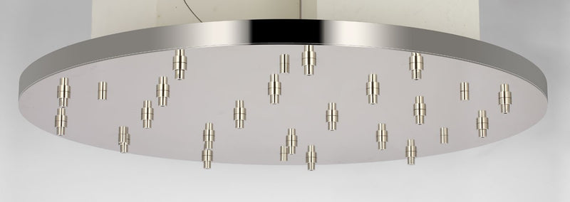 Visual Comfort Modern SLCH576N Canopy, Polished Nickel