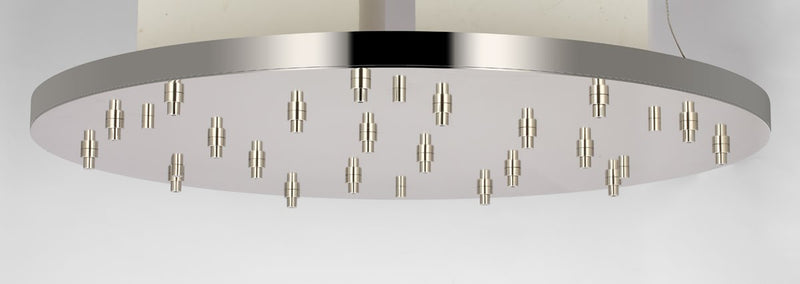 Visual Comfort Modern SLCH576N Canopy, Polished Nickel