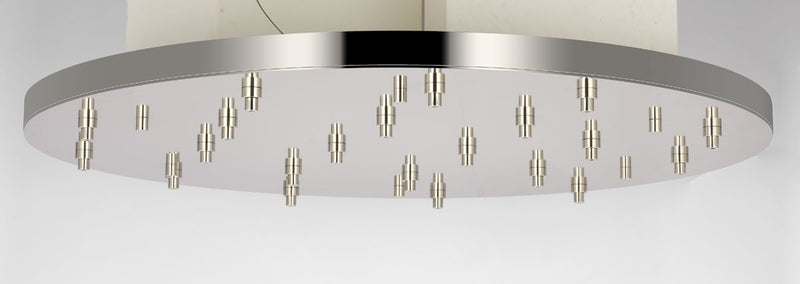 Visual Comfort Modern SLCH576N Canopy, Polished Nickel