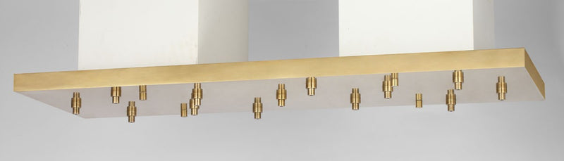 Visual Comfort Modern SLCH574HAB Canopy, Hand Rubbed Antique Brass