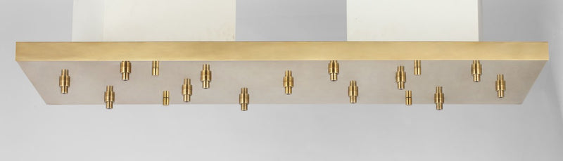 Visual Comfort Modern SLCH574HAB Canopy, Hand Rubbed Antique Brass