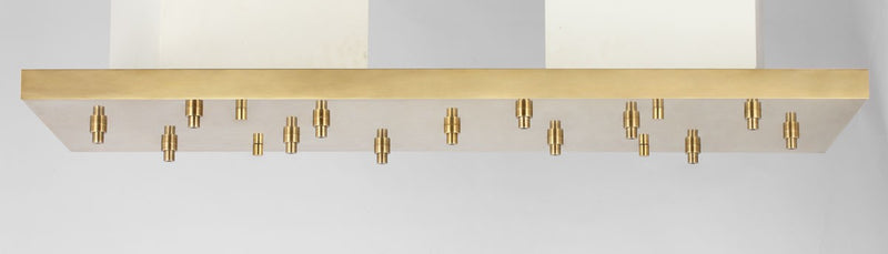 Visual Comfort Modern SLCH574HAB Canopy, Hand Rubbed Antique Brass