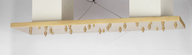 Visual Comfort Modern SLCH575HAB Canopy, Hand Rubbed Antique Brass