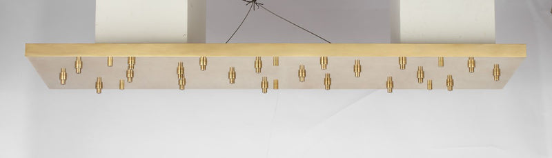 Visual Comfort Modern SLCH575HAB Canopy, Hand Rubbed Antique Brass