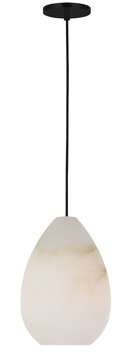 Visual Comfort Modern SLPD544ALBB-L LED Pendant, Nightshade Black
