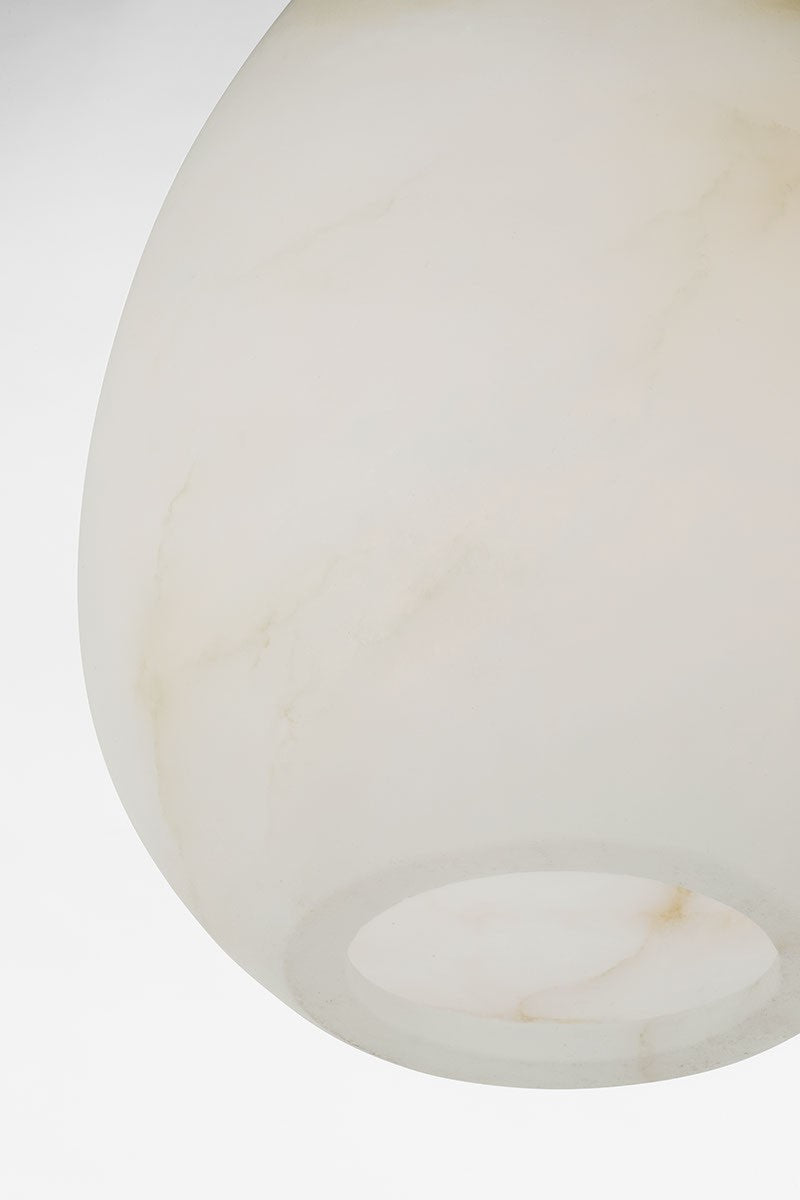 Visual Comfort Modern SLPD544ALBHAB-L LED Pendant, Hand Rubbed Antique Brass